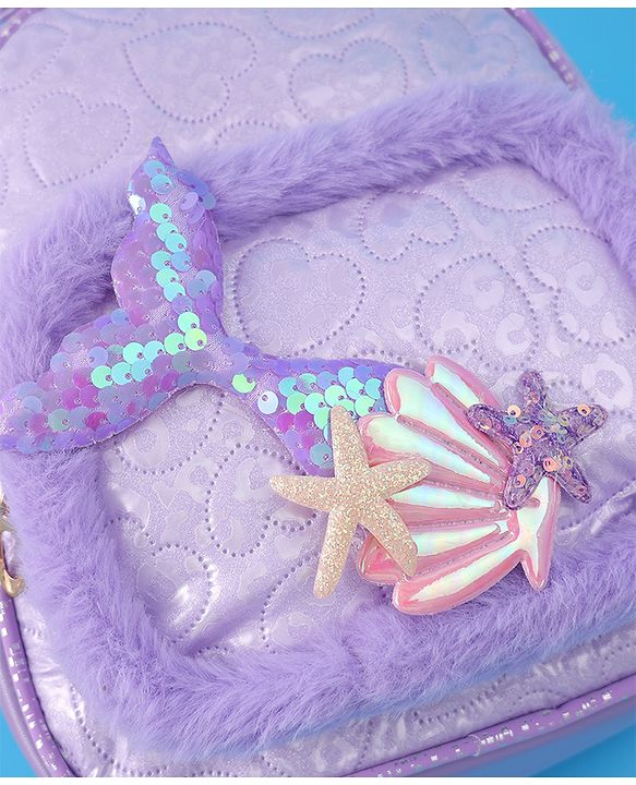 Babyhug Bow Fashion Backpacks Free Size - Purple