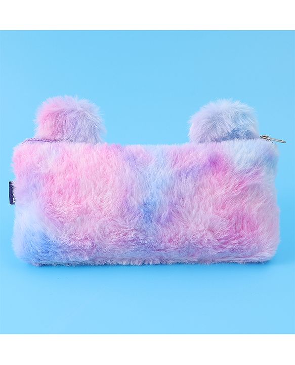 Pine Kids Utility Pouch with Kitty Design & Sequin Bow Applique - Purple(Color May Vary)