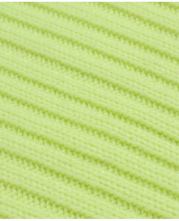Pine Kids Knit Full Sleeves Turtleneck Sweater - Neon Yellow