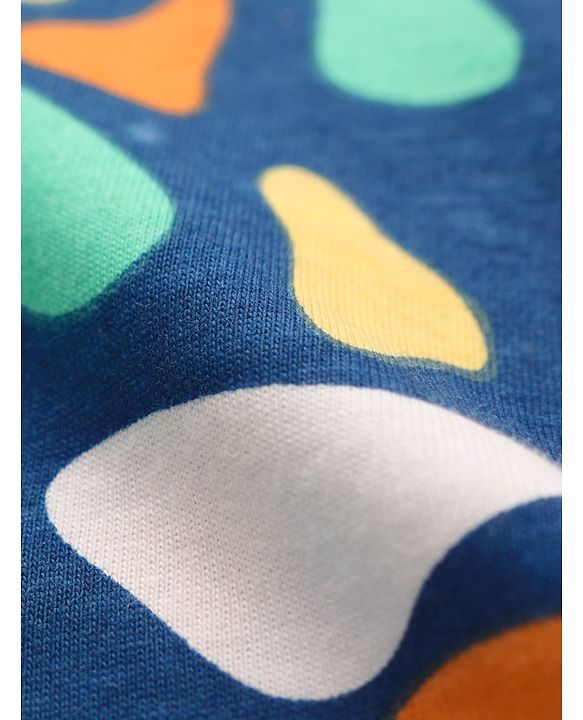 Babyhug Cotton Knit Full Sleeves Printed Shirt - Multicolour