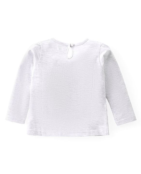 Babyhug Cotton Knit Full Sleeves Tops With Floral & Polka Dot Print Pack of 3 - Multicolor
