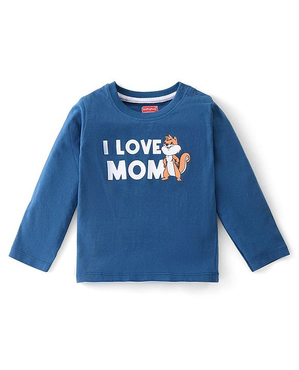 Babyhug Cotton Knit Full Sleeves T-Shirt with Animal & Text Print Pack of 3 - Multicolor