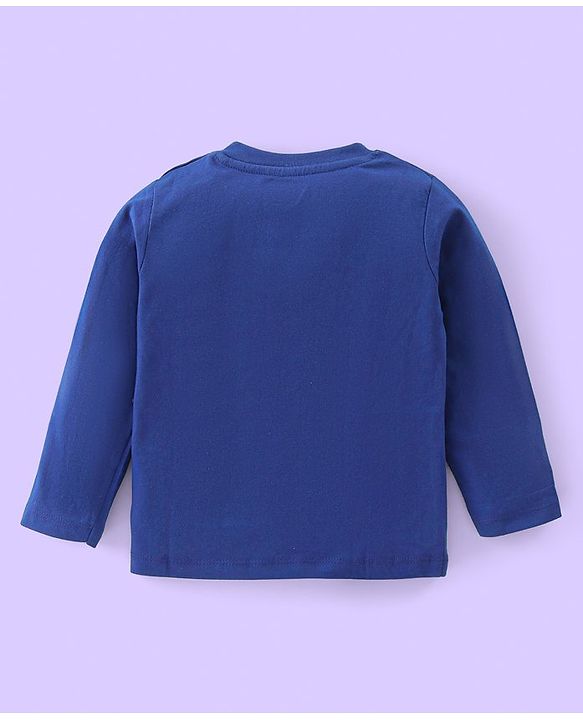 Babyhug 100% Cotton Knit Full Sleeves Striped T-Shirt With Wild Animals Print Pack of 7 - Multicolour