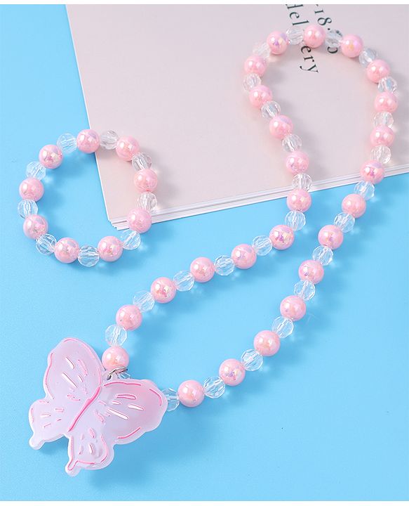 Babyhug Free Size  Jewellery Set - Light Pink