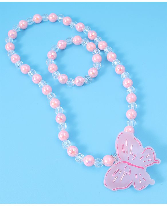 Babyhug Free Size  Jewellery Set - Light Pink