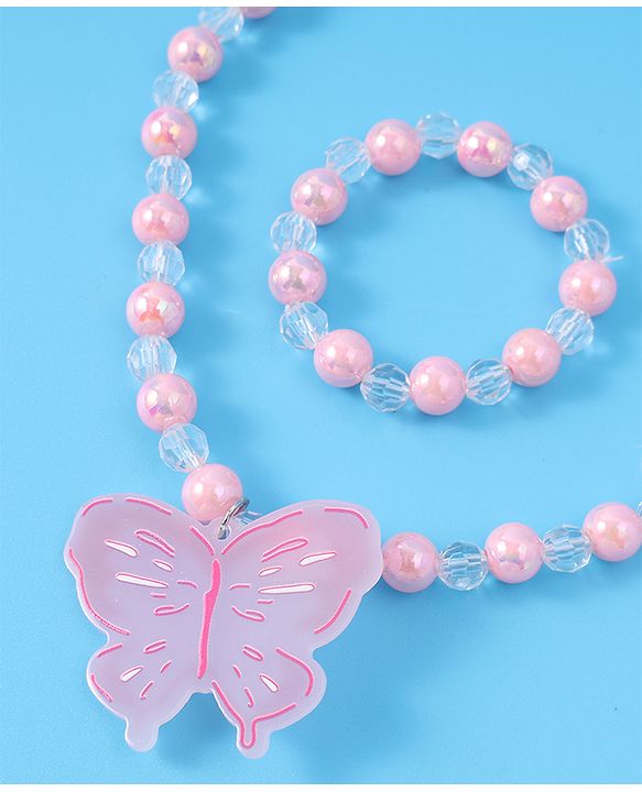Babyhug Free Size  Jewellery Set - Light Pink