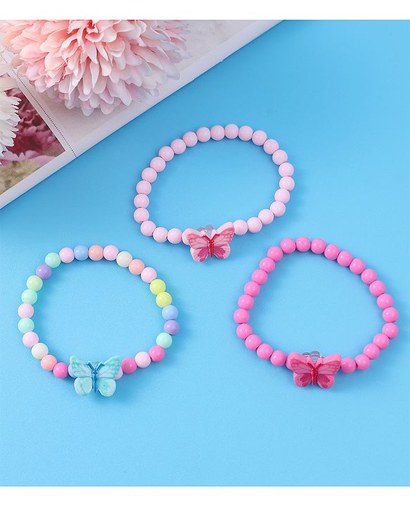 Babyhug Free Size Bracelets & Bangles Pack of 3 - Multi color