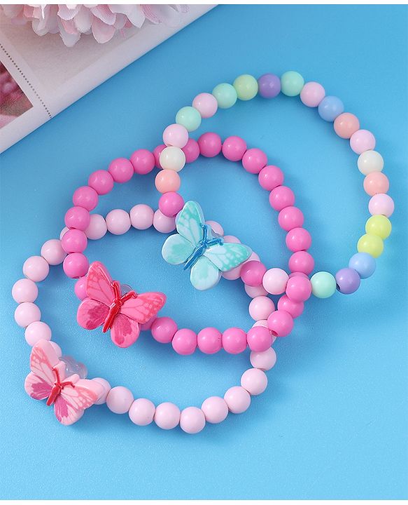 Babyhug Free Size Bracelets & Bangles Pack of 3 - Multi color