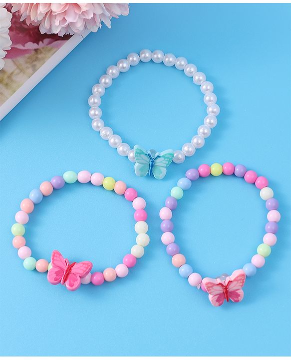 Babyhug Free Size Bracelets Pack of 3 - Multicolor
