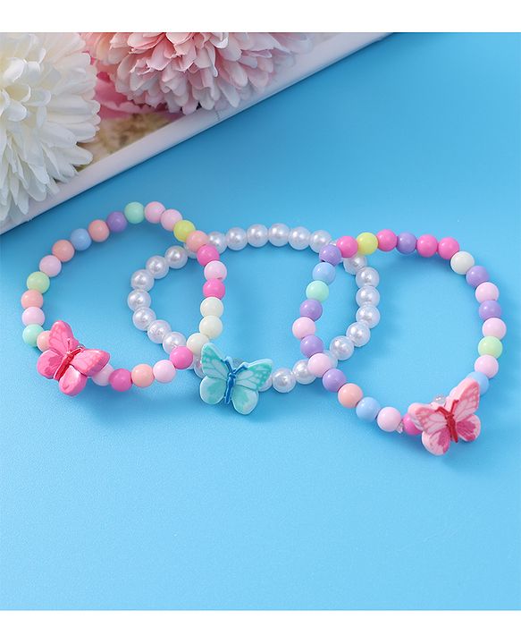 Babyhug Free Size Bracelets Pack of 3 - Multicolor