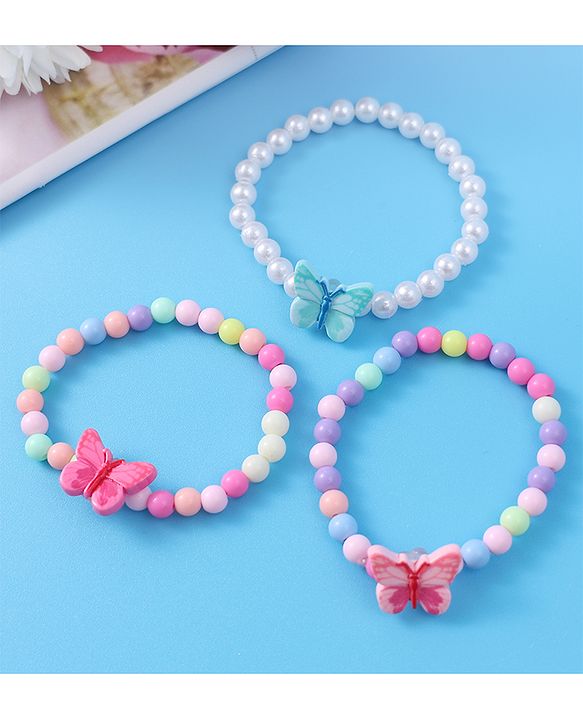 Babyhug Free Size Bracelets Pack of 3 - Multicolor