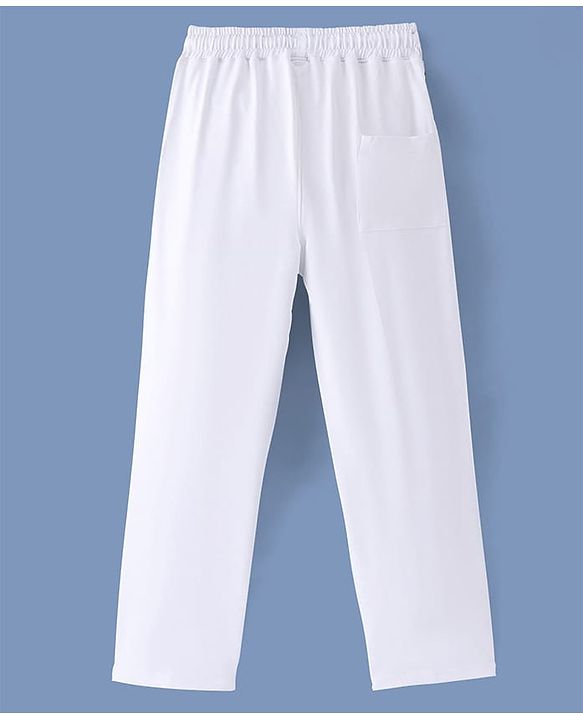 Pine Active Half Sleeves T-Shirt & Track Pant Cricket Jersey Set - White