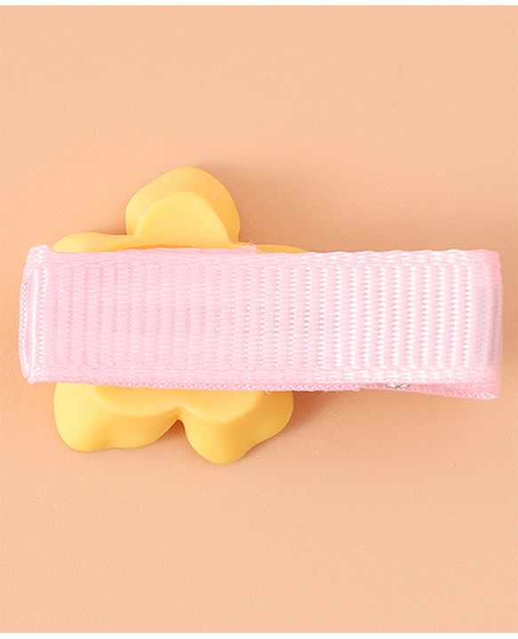 Babyhug Flower Hair Pins & Clips  Set of 10 - Multicolor