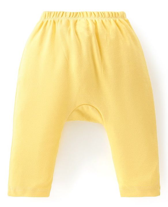 Babyhug  Cotton Knit Full Length Anti Microbial Diaper Leggings  with Animal Print Pack of 5 - Multicolour