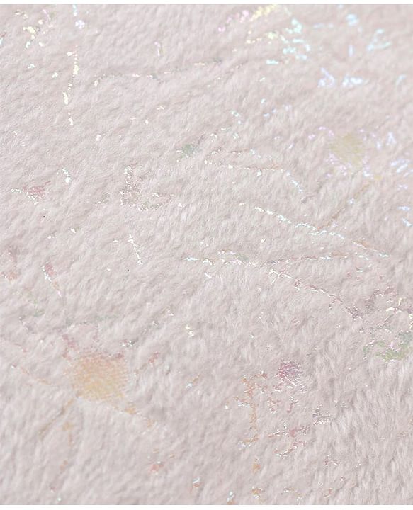 Babyhug Full Sleeves Front Open Padded Hooded Jacket with Solid Colour - White