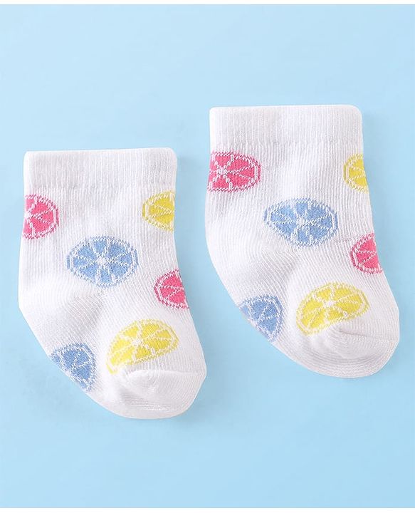 Cute Walk by Babyhug Knitted Anti-Bacterial Ankle Length Polka Dots Designed  Socks Pack of 3 - Pink White & Grey