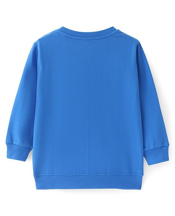 Babyhug Cotton Knit Full Sleeves Sweatshirts With Panda Print Pack of 2 - Yellow & Blue