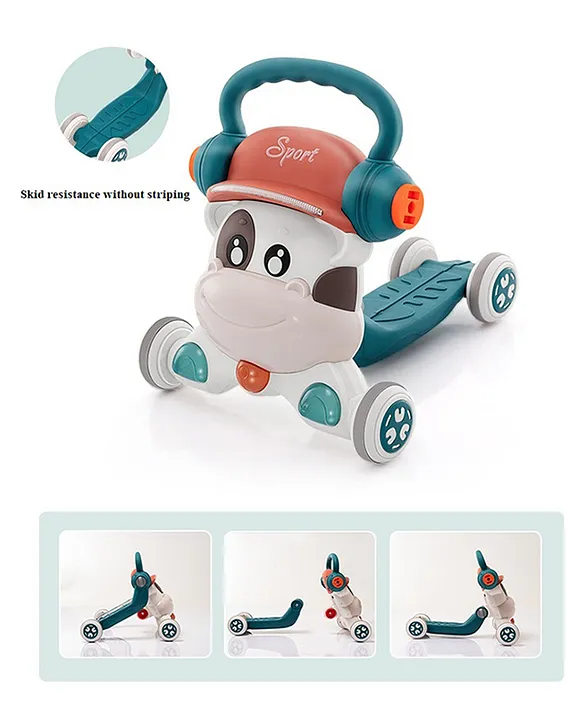 BabyTeddy Patented 5 in 1 Baby Activity Walker Push Walker Scooter Bike Anti o Shaped Leg Anti Fall Music Box Baby Walker Blue Orange Online in India Buy at Best Price from FirstCry 18065775