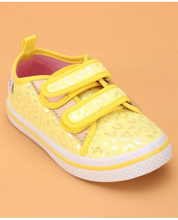 Cute Walk by Babyhug Velcro Closure Casual Shoes - Yellow