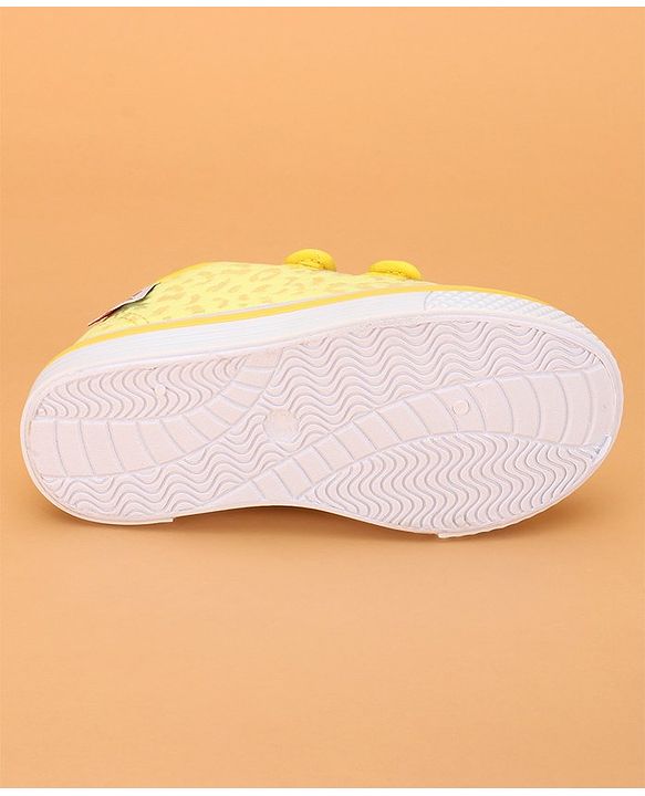 Cute Walk by Babyhug Velcro Closure Casual Shoes - Yellow