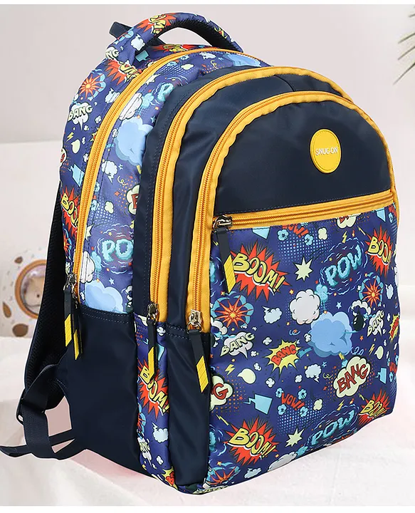 NOVEX SNUG-ON Phoenix Printed Kids School Bag For Boys With
