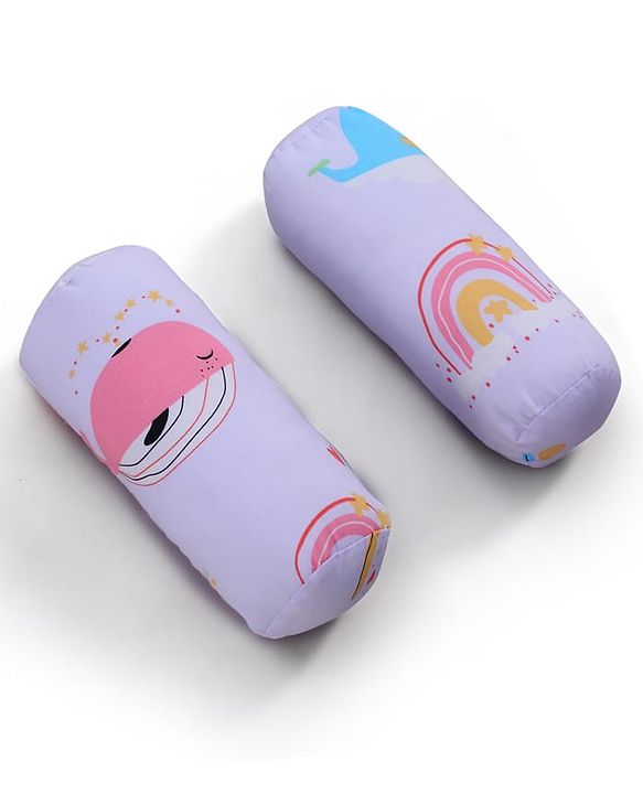 Babyhug 100% Cotton Bed in Bag with Net Car Print - Blue