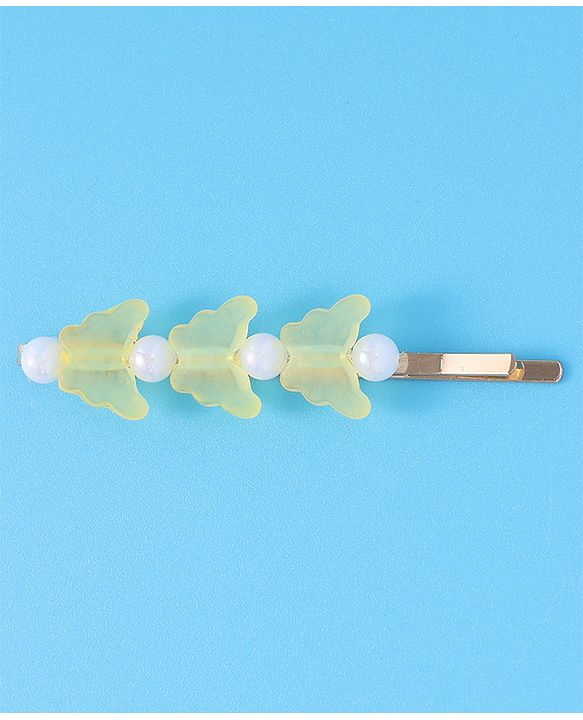 Pine Kids Hair Pins And Clips Pack of 3 - Yellow