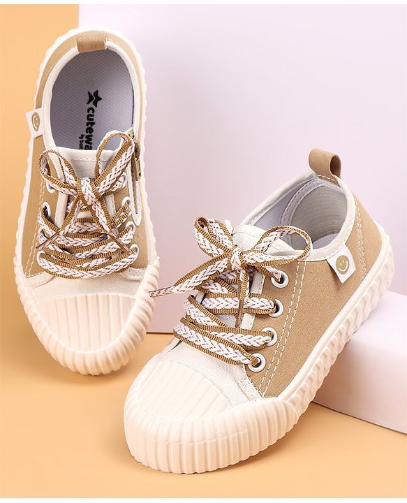 Cute Walk by Babyhug Lace Up Causal Shoes - Beige