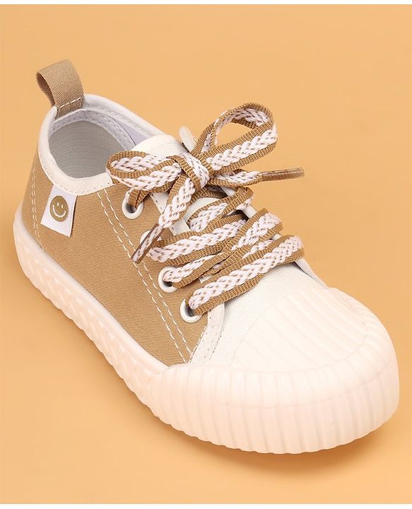 Cute Walk by Babyhug Lace Up Causal Shoes - Beige