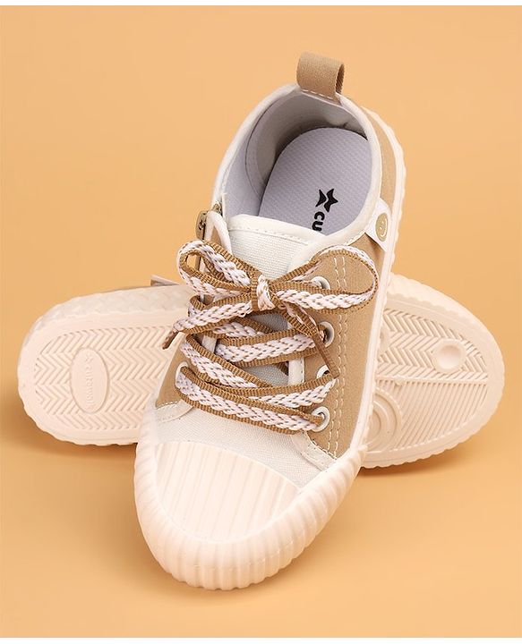 Cute Walk by Babyhug Lace Up Causal Shoes - Beige
