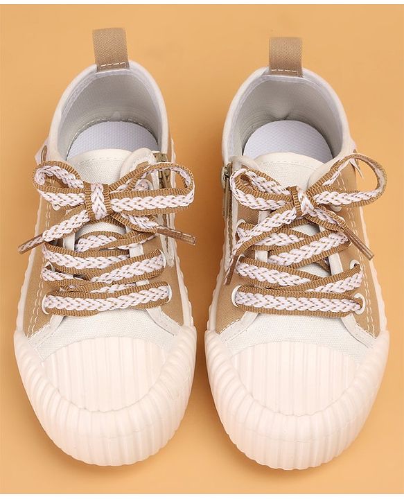 Cute Walk by Babyhug Lace Up Causal Shoes - Beige