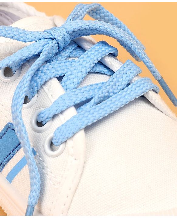 Cute Walk by Babyhug Lace Up Solid Colored Casual Shoes - White