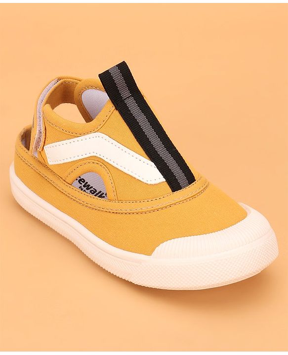 Cute Walk by Babyhug Casual Shoes with Velcro Closure - Yellow