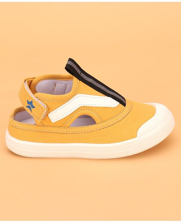 Cute Walk by Babyhug Casual Shoes with Velcro Closure - Yellow