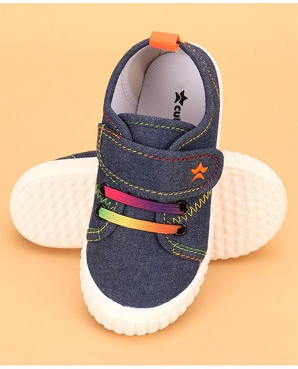 Cute Walk by Babyhug Casual Shoes With Velcro Closure  - Blue