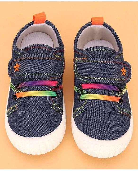 Cute Walk by Babyhug Casual Shoes With Velcro Closure  - Blue