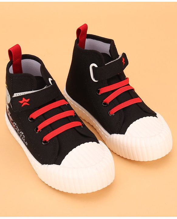 Cute Walk by Babyhug Casual Shoes with Velcro Closure - Black