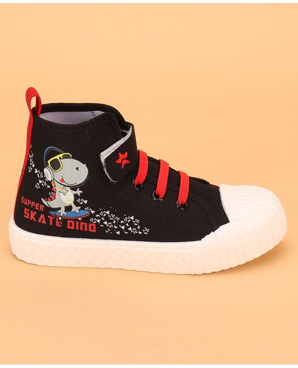 Cute Walk by Babyhug Casual Shoes with Velcro Closure - Black