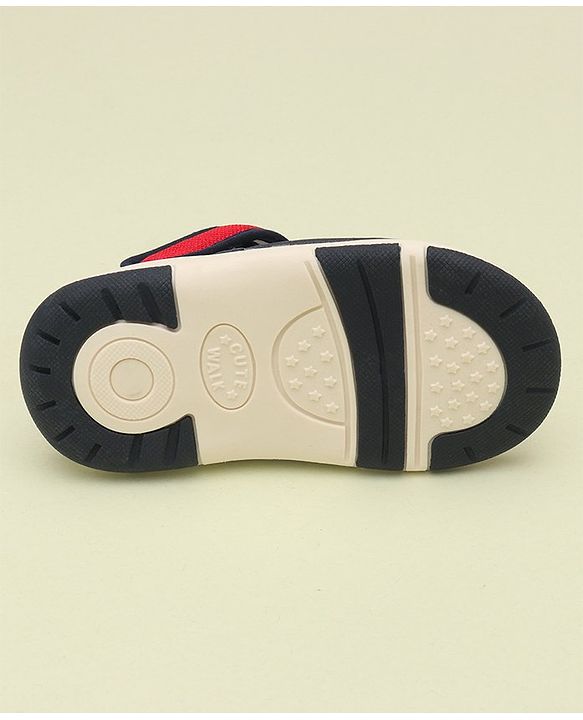 Cute Walk by Babyhug Light Weight Velcro Closure Sandals - Navy Blue