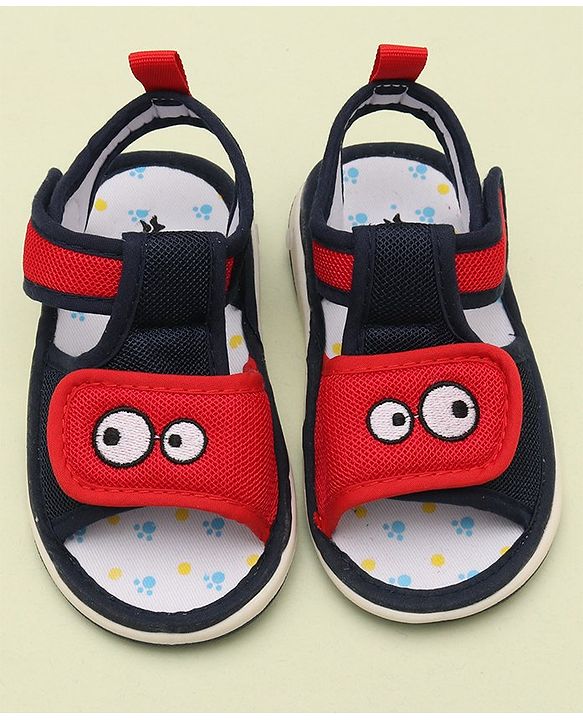 Cute Walk by Babyhug Light Weight Velcro Closure Sandals - Navy Blue
