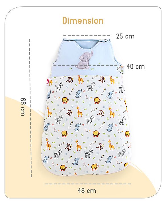 Babyhug Sleeping Bag Apparel Style Jungle Print - Green