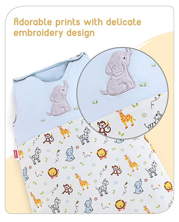 Babyhug Sleeping Bag Apparel Style Jungle Print - Green