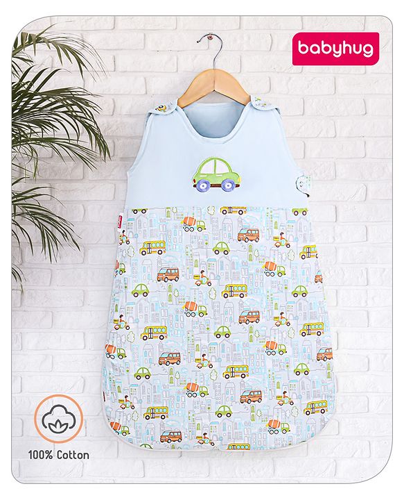 Babyhug Sleeping Bag Apparel Style Jungle Print - Green