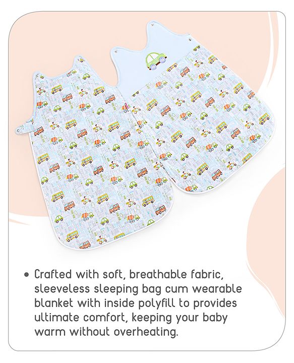 Babyhug Sleeping Bag Apparel Style Jungle Print - Green