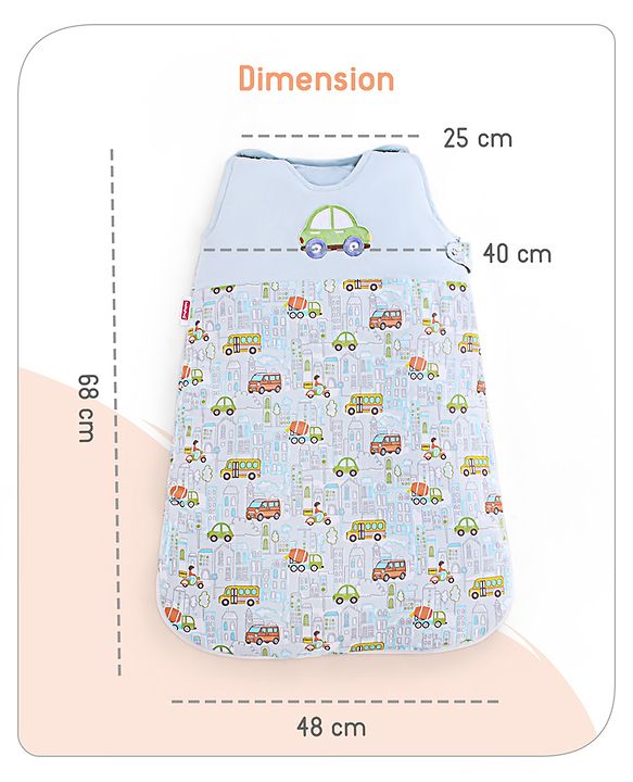 Babyhug Sleeping Bag Apparel Style Jungle Print - Green