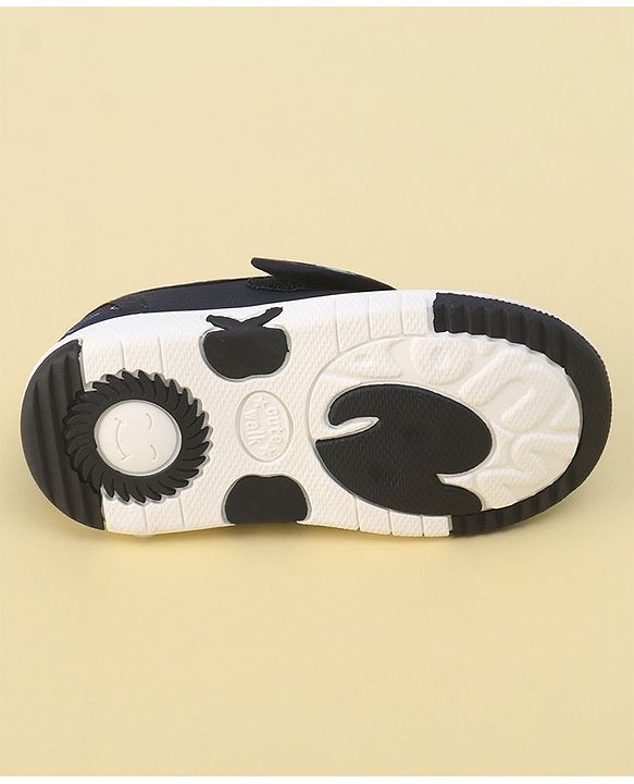 Cute Walk by Babyhug Sandals with Velcro Closure  Space Print - Navy Blue