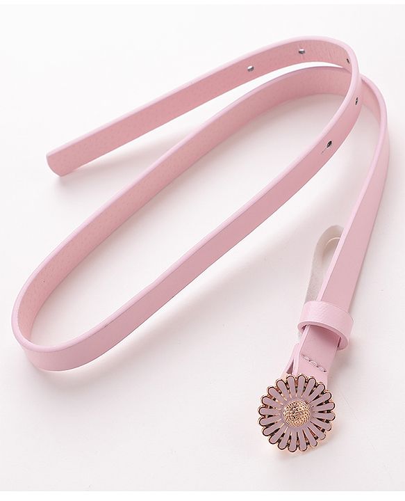 Babyhug  Free Size  Belt with Floral Buckle - Pink