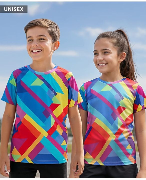 Pine Active Knit Half Sleeves Printed T-Shirt - Multicolour