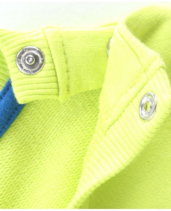 Babyhug Cotton Knit Full Sleeves T-Shirt & Lounge Pants Set With Text Print - Lime