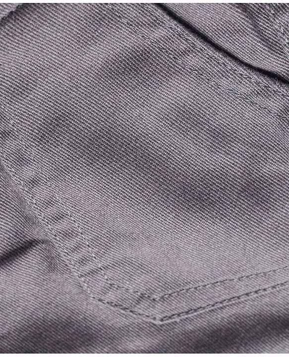 Babyhug Cotton Woven Full Length Trouser Solid Colour with Stretch - Rust